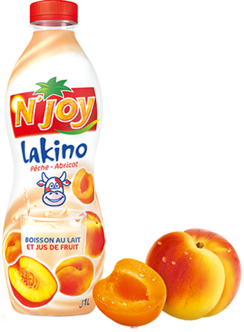 N'joy Lakino : Lait - Pêche - Abricot