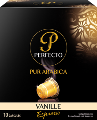 Perfecto Capsules de café moulu vanille